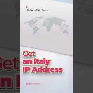 How To Get an Italy IP Address #shorts